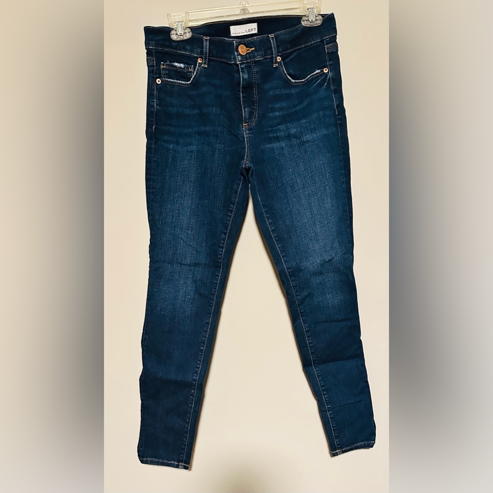 Ann Taylor Dark Modern Skinny Jeans Size 28/6